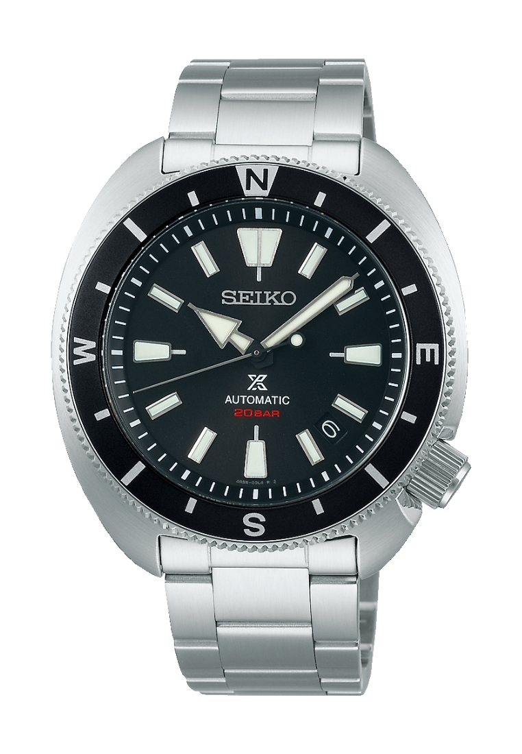 Seiko Seiko Prospex ‘Tortoise’ Land Edition Black Dial Stainless Steel Band Automatic Watch SRPH17K1
