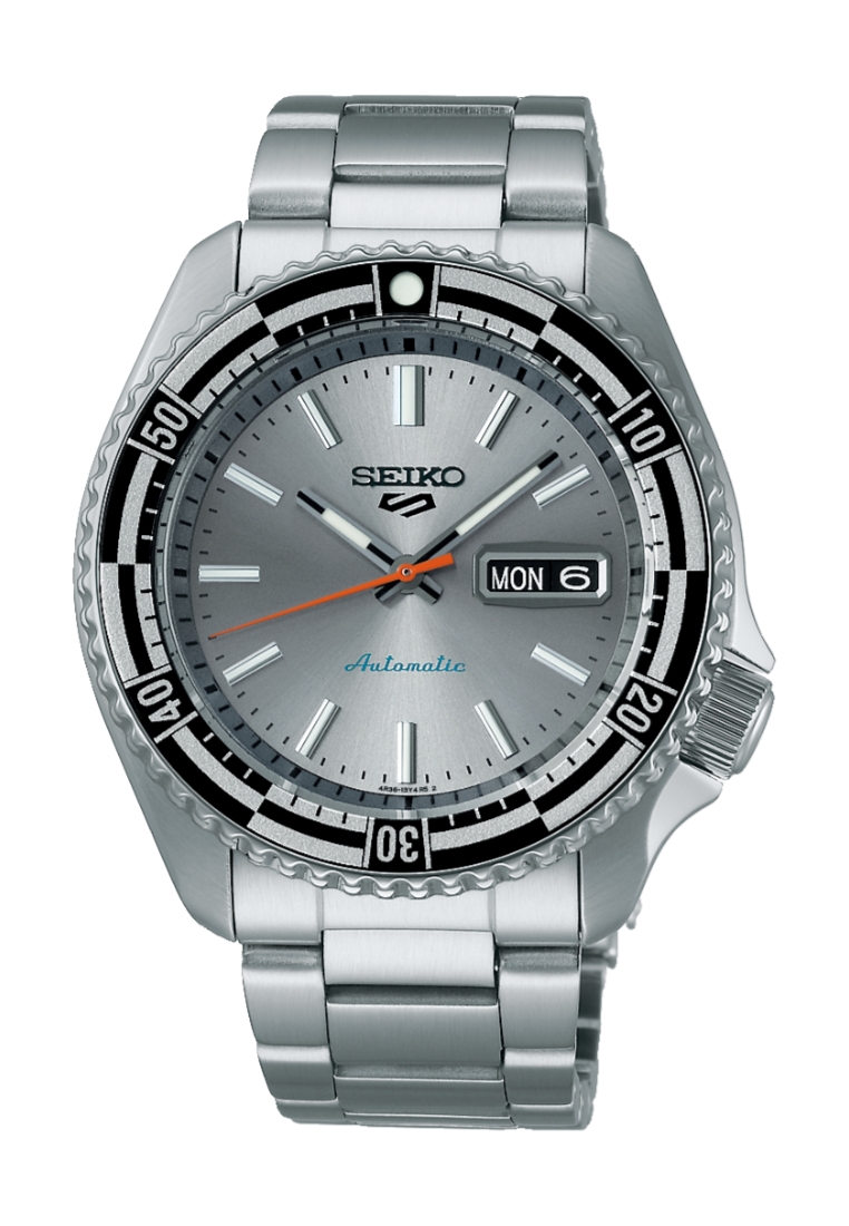 Seiko Seiko 5 Sports ‘New Rally Diver’ Retro Colour Collection Special Edition Stainless Steel Band 