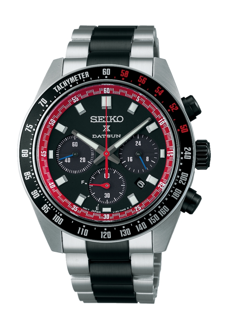Seiko Seiko Prospex Speedtimer Solar Chronograph x DATSUN 240Z Limited Edition Black Dial Stainless 