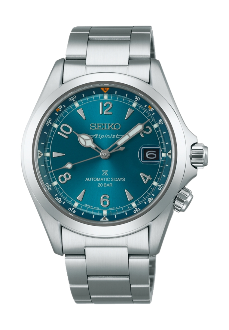 Seiko Seiko Prospex Alpinist In ‘Tealpine’ Teal Blue Dial Stainless Steel Band Classic Design Mechan