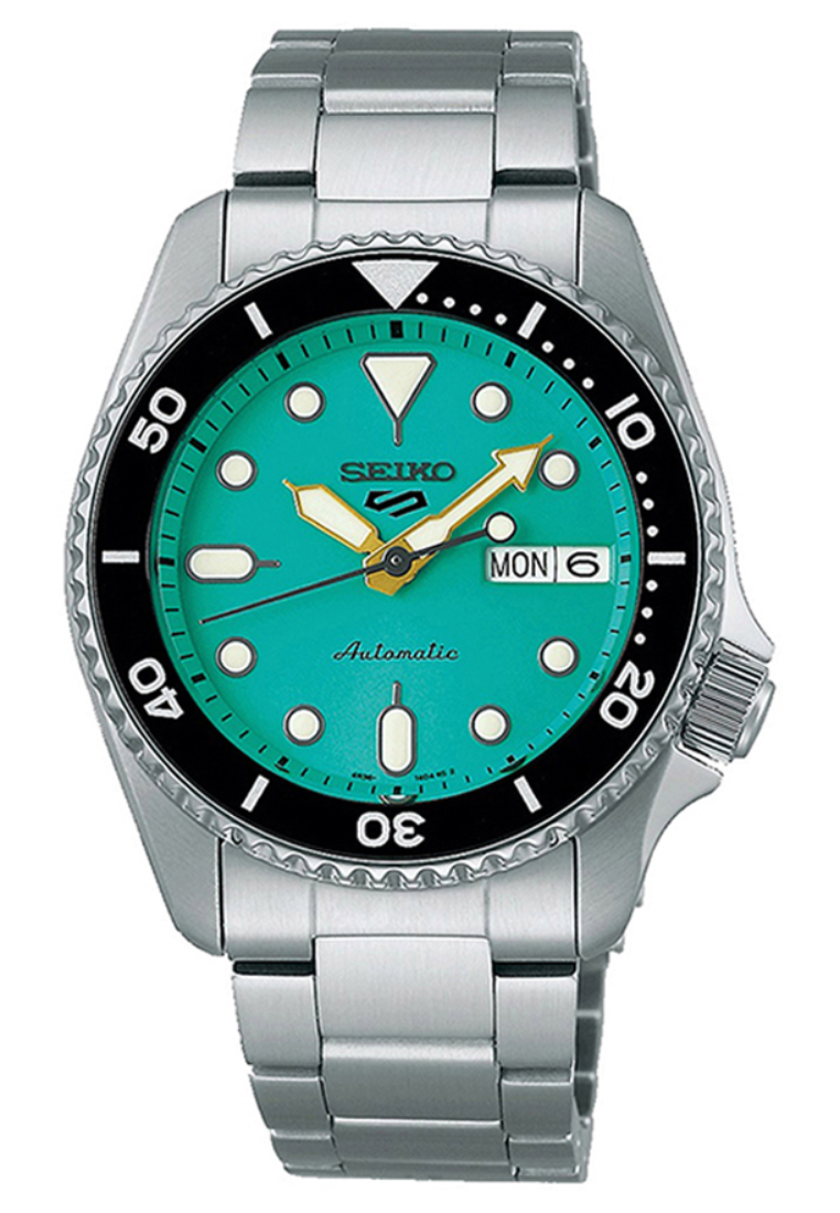 Seiko SKX Sports Style SRPK33K1 Men's Automatic Watch Silver Stainless Steel Strap