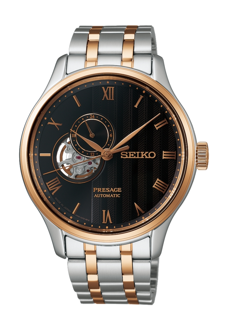 Seiko Seiko Presage Japanese Zen Garden Kyoto Autumn Leaves Warm Brown Dial Two-Tone Stainless Steel