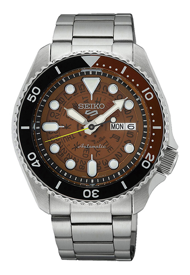Seiko Sports Superman SRPJ47K1 Skeleton Style Automatic Men's Watch | Brown Dial with Stainless Stee