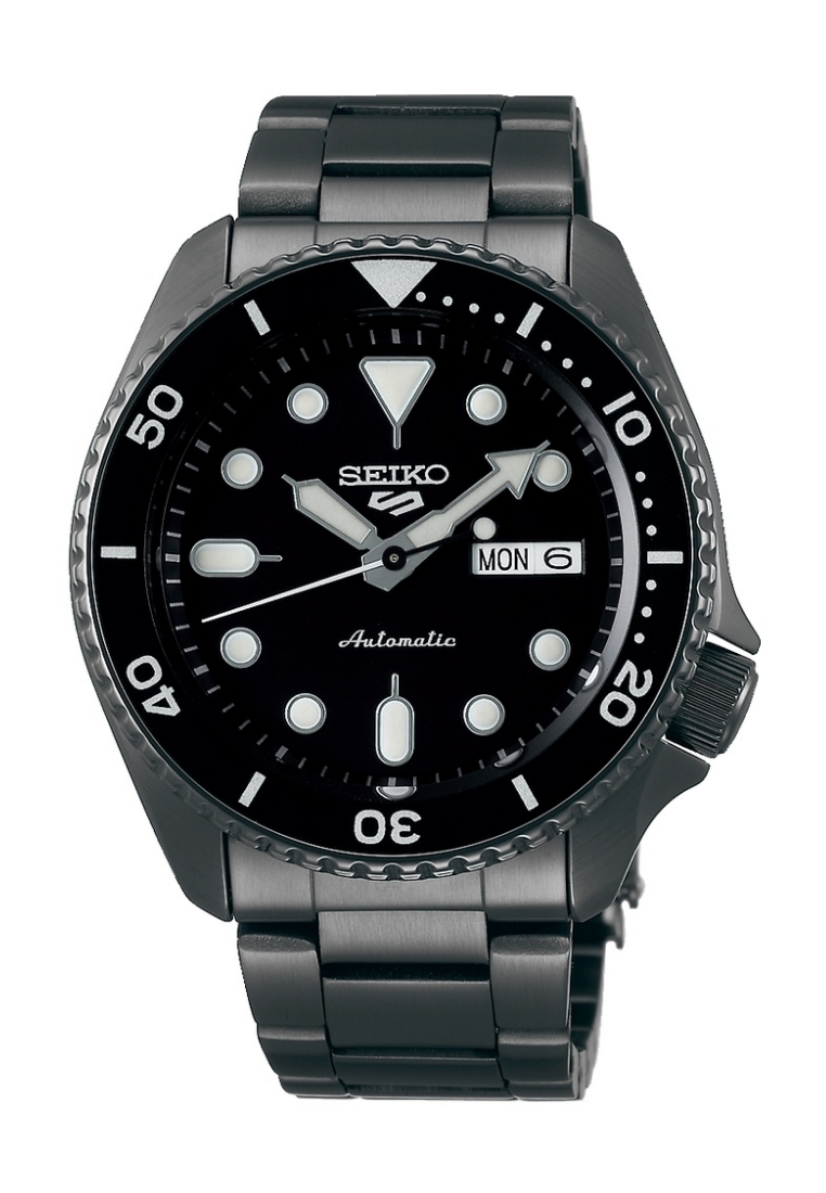 Seiko Seiko 5 Sports SKX Series Black Dial Black IP Stainless Steel Band Automatic Watch SRPD65K1