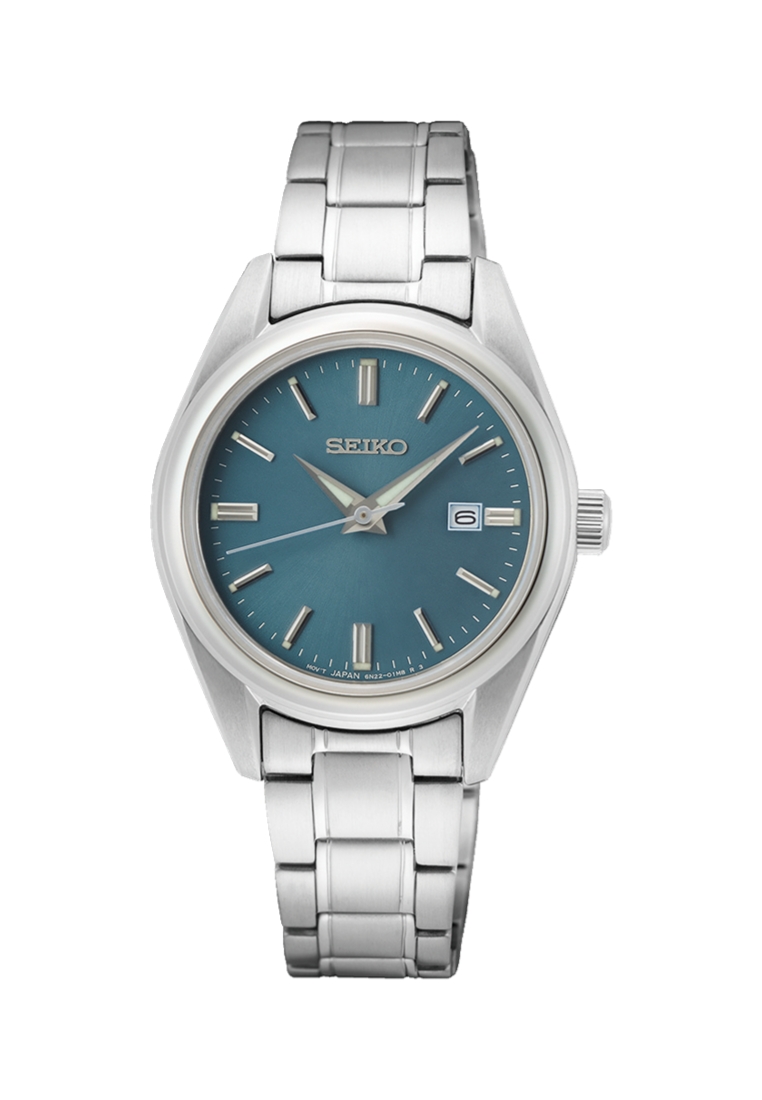 Seiko Seiko Lady Essentials Collection Blue Sunray Dial Sapphire Crystal Glass Quartz Watch SUR531P1