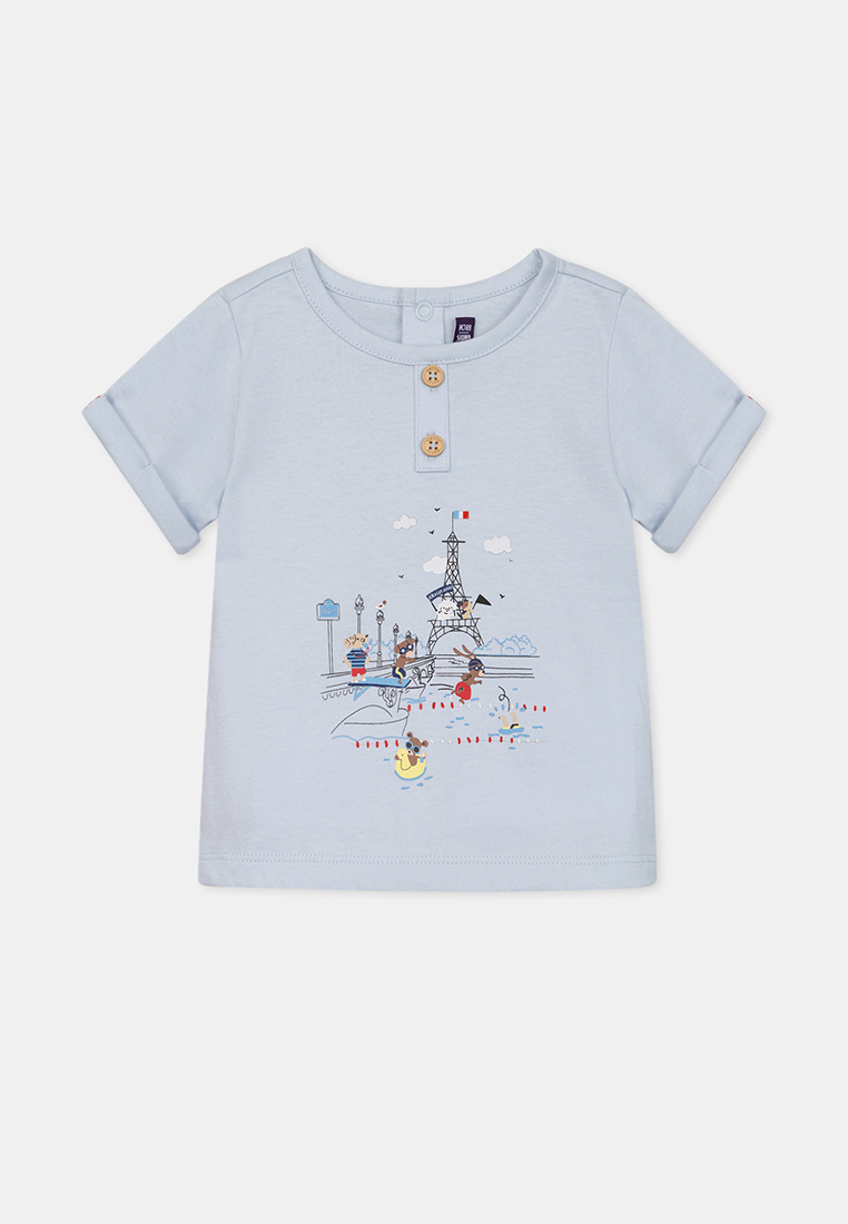 Sergent Major Blue Stripes Polo Shirts