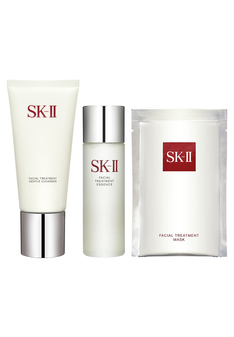 SK-II Facial TreatmentGentle Cleanser 120g + Facial Treatment Essence 75ml + Facial Treatment Mask (