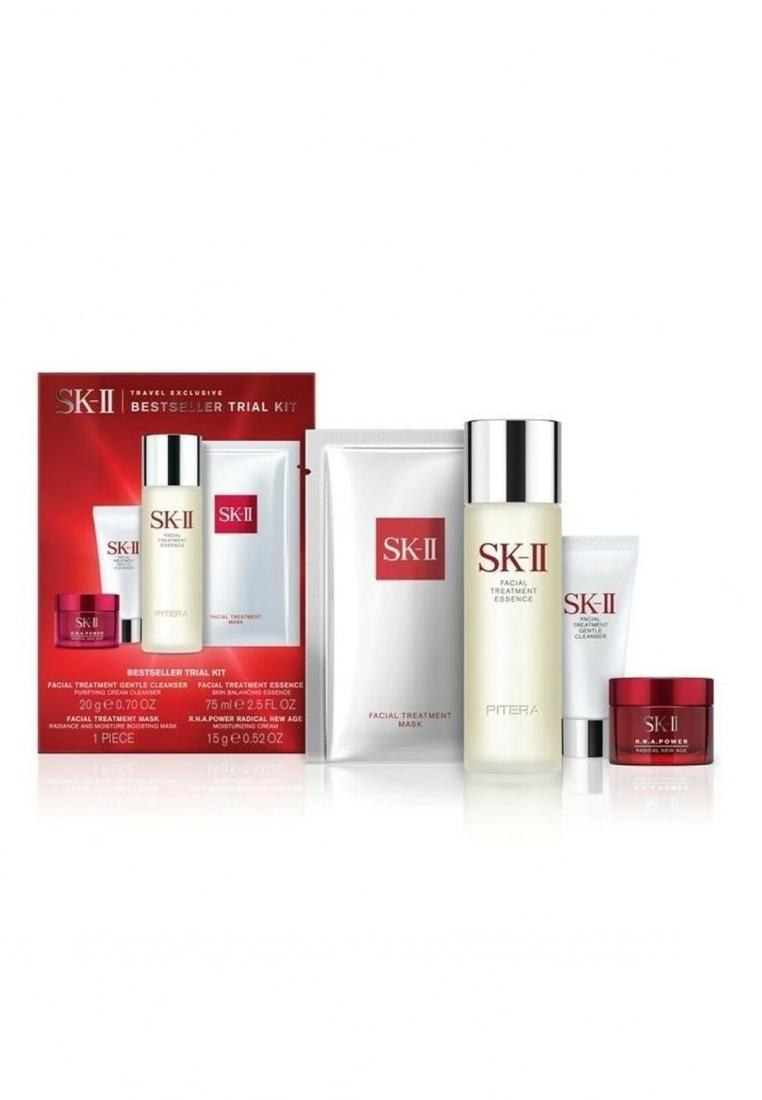 SK-II [ZALORA Exclusive] SK2 / SK-II Travel Set/Starter Set 1.Essence 75ml 2.RNA Power 15g 3.Cleanse