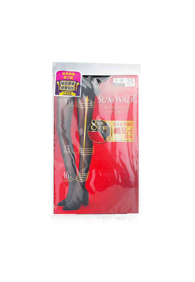 SlimWalk SLIMWALK - Compression Pantyhose With Supporting Function For Pelvis - # Black (Size: S-M) 