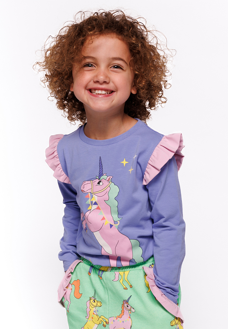 Smafolk Long-sleeved top with unicorn