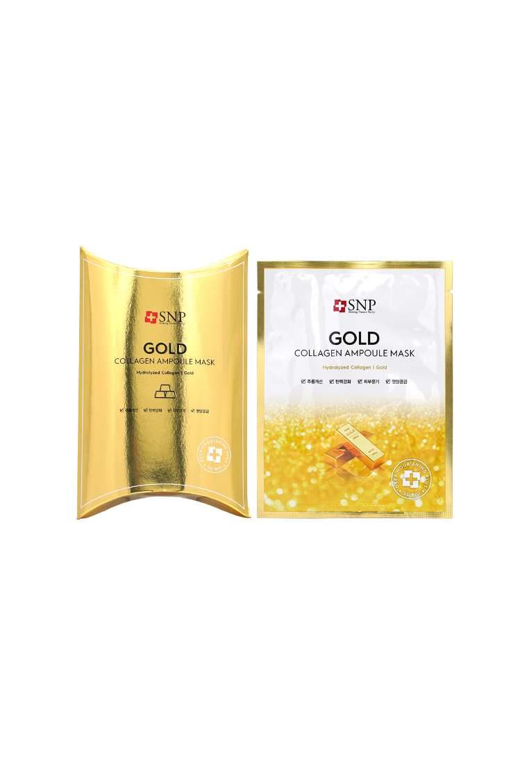 SNP SNP Gold Collagen Ampoule Mask 10piece