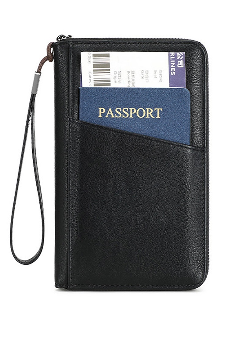 Solace Vintage RFID Passport Holder Multi Function Wallet