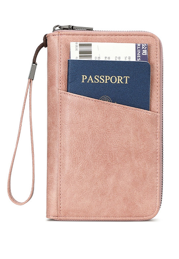 Solace Vintage RFID Passport Holder Multi Function Wallet