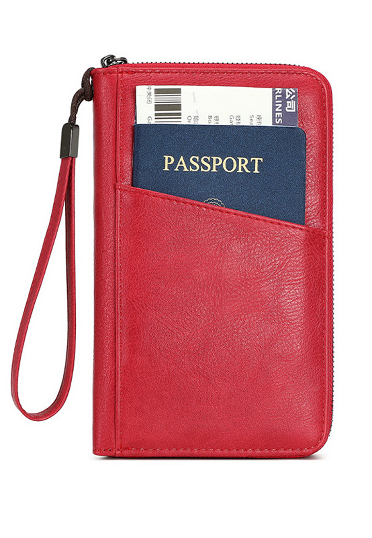 Solace Vintage RFID Passport Holder Multi Function Wallet