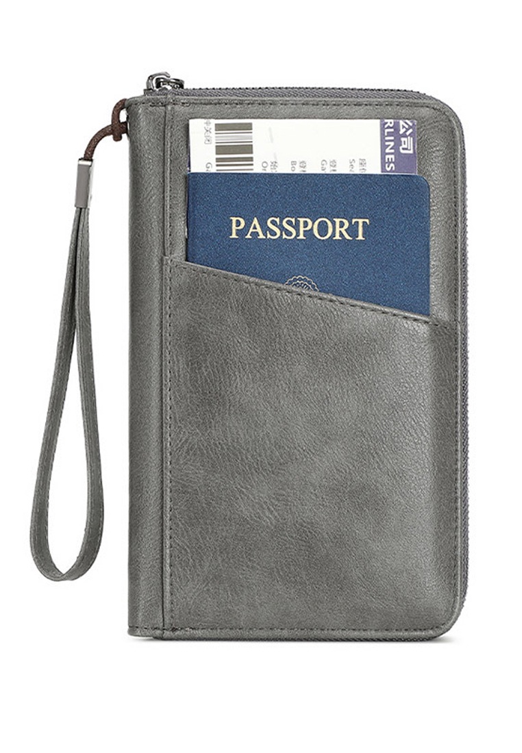 Solace Vintage RFID Passport Holder Multi Function Wallet