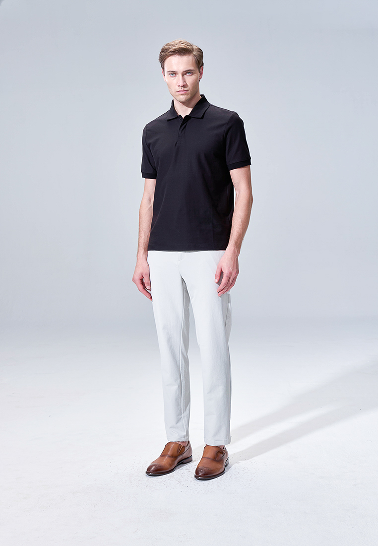 SST&C Navy Blue Lightweight Functional Polo Shirt