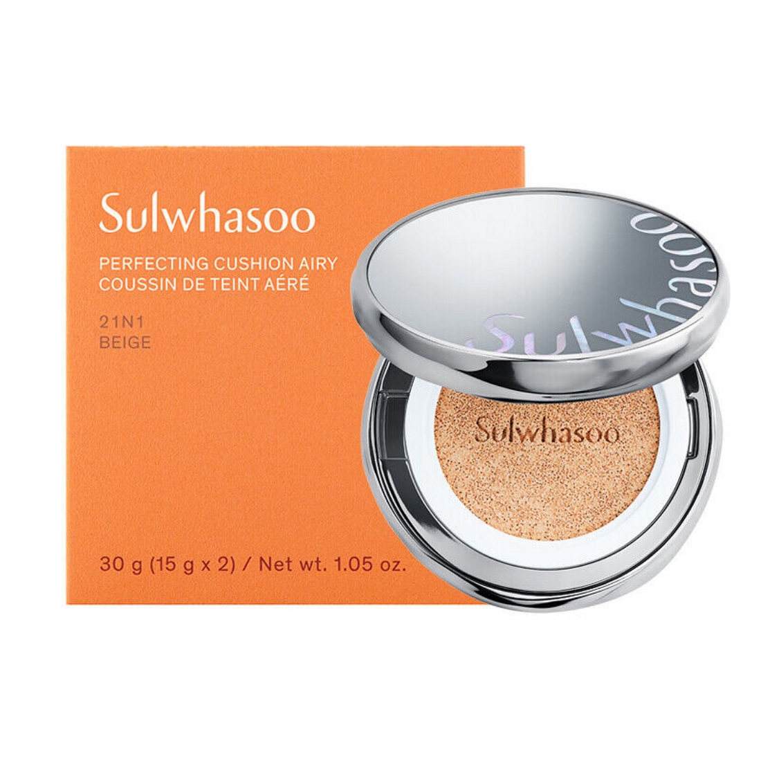 Sulwhasoo Perfecting Cushion Airy SPF50+ PA+++ 21N1