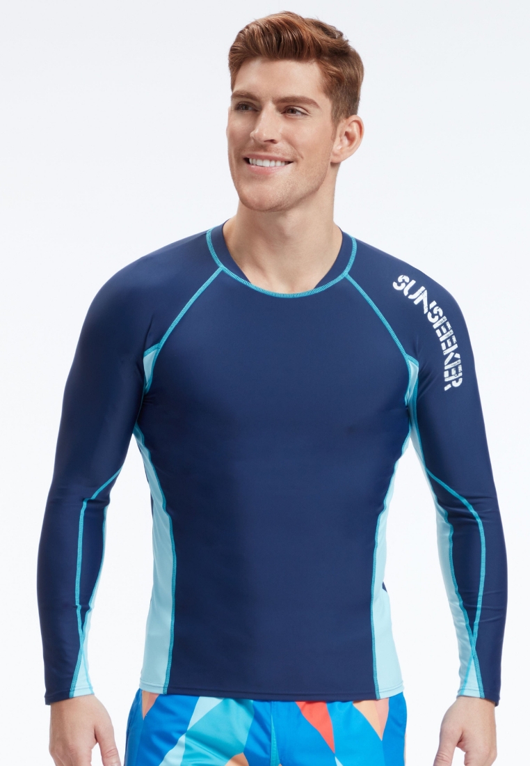 Sunseeker Manner Raglan Long Sleeves Rash Guard