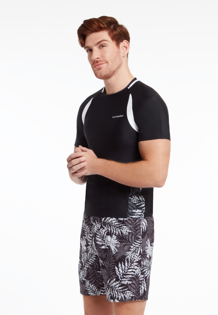 Sunseeker Men Manner Raglan Ergonomic Seams Rash Guard