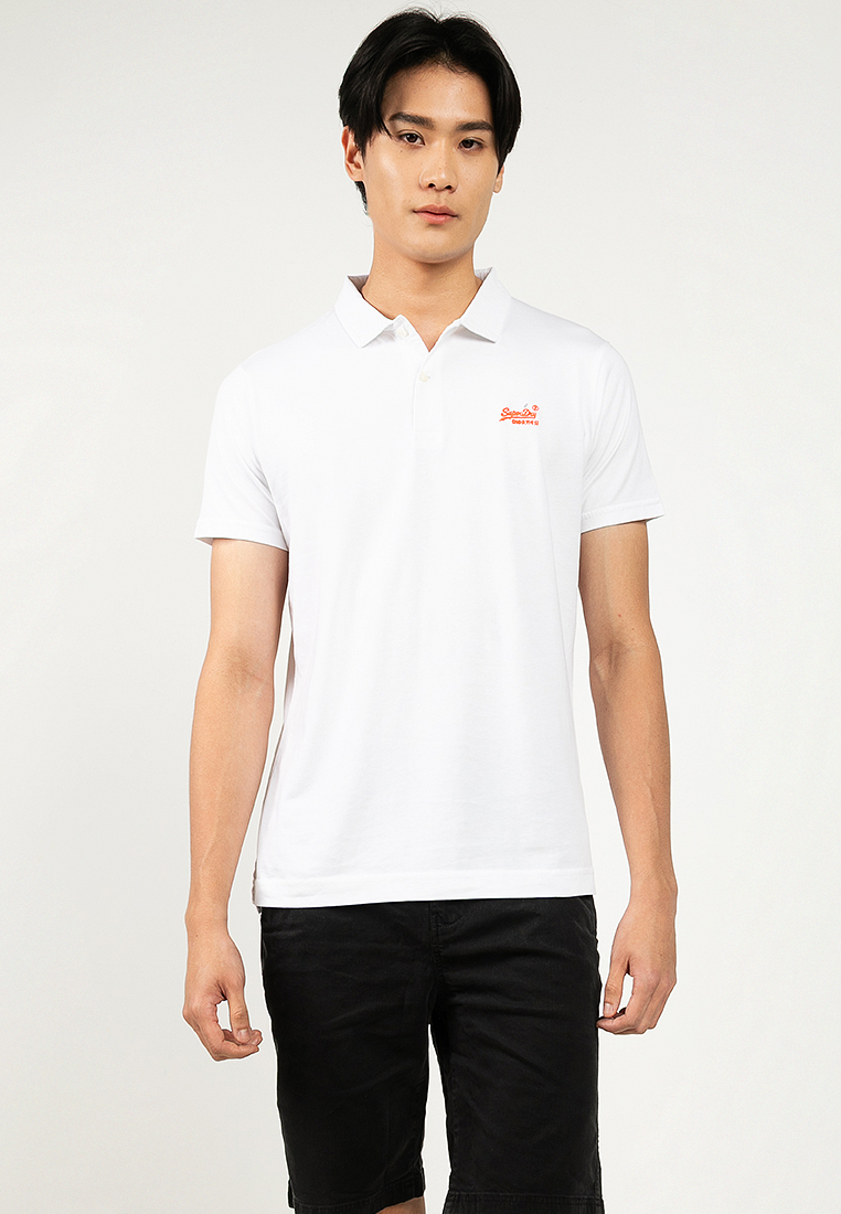 Superdry Essential Logo Neon Jersey Polo Shirt