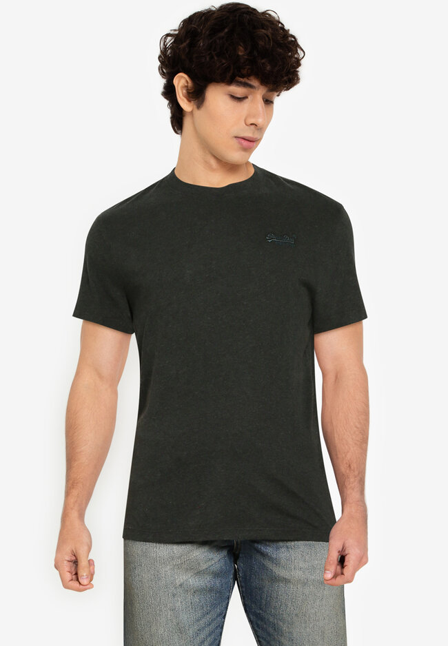Organic Cotton Vintage Logo Embroidered T-Shirt - Original & Vintage