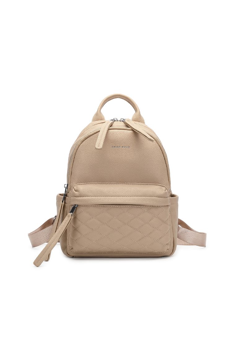 Swiss Polo Women's Logo Backpack - Beige