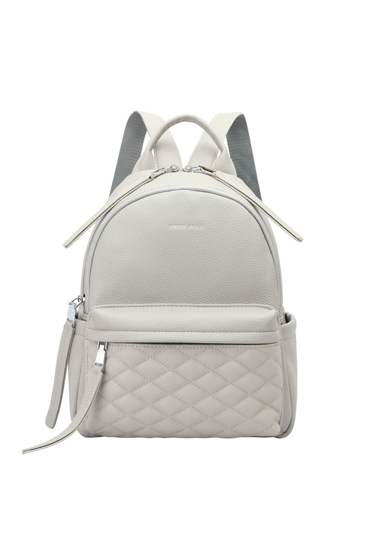 Swiss Polo Women's Logo Backpack - Grey