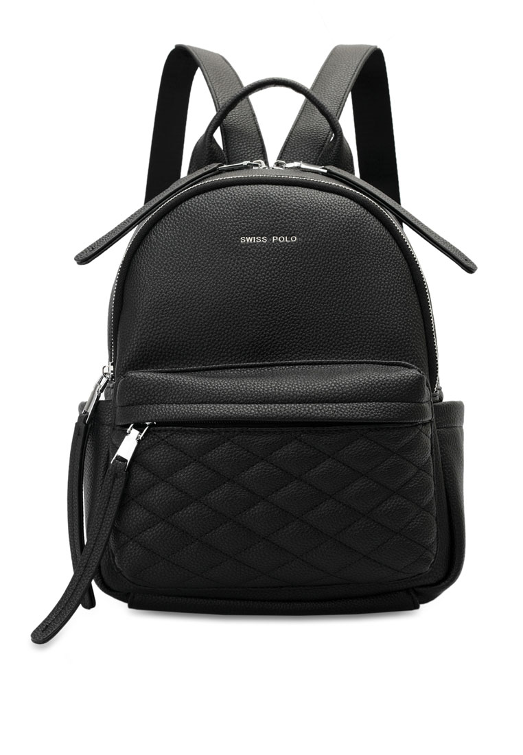 Swiss Polo Women's Logo Backpack - Black