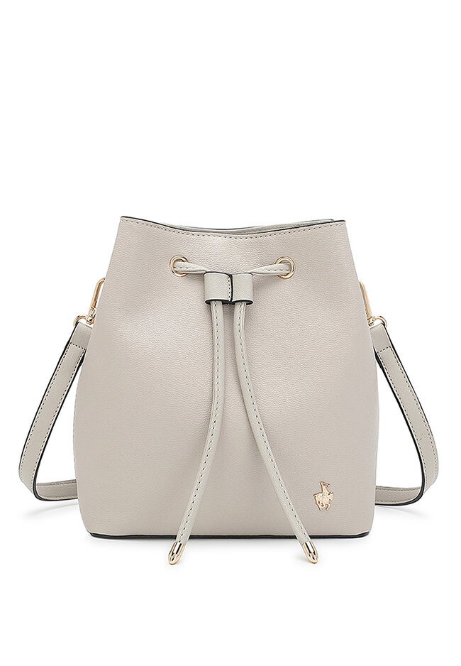 Swiss Polo Women's Bucket Bag / Shoulder Bag / Sling Bag / Crossbody Bag - White