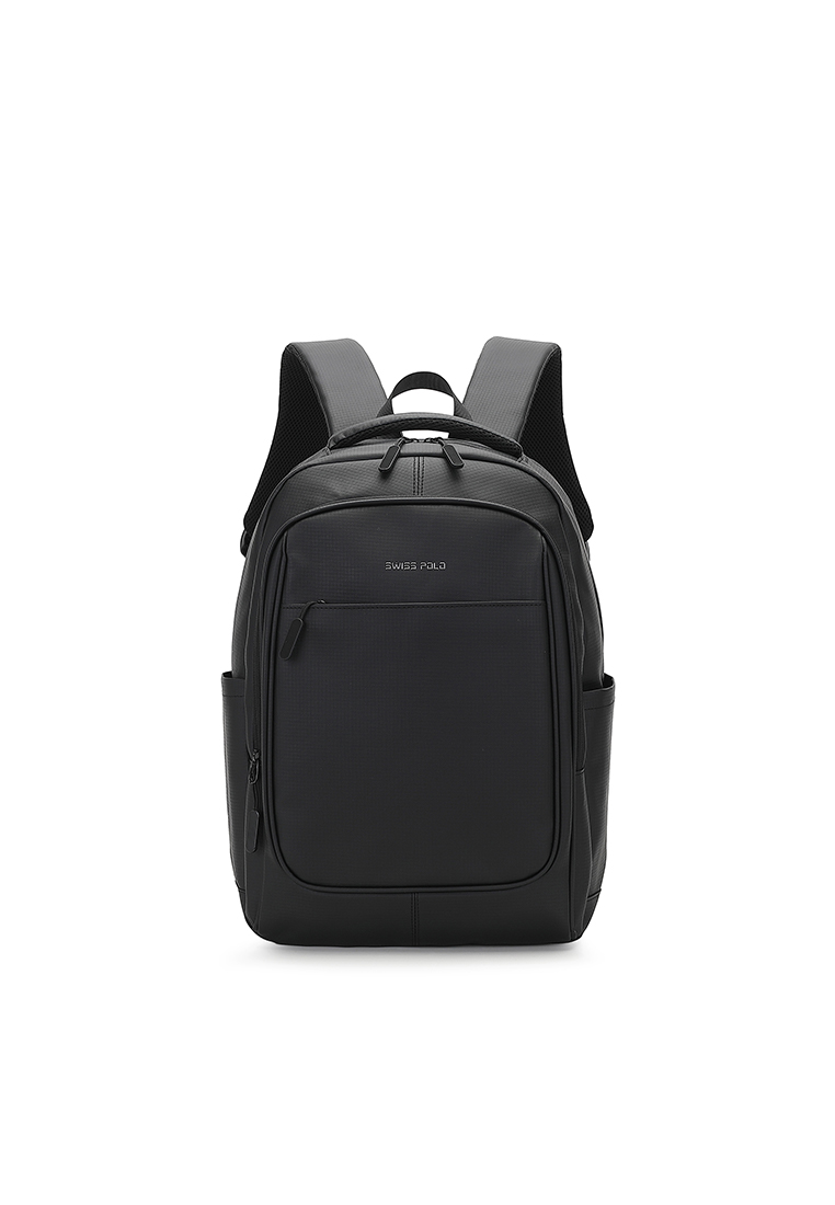Swiss Polo Men's Laptop Backpack - Black