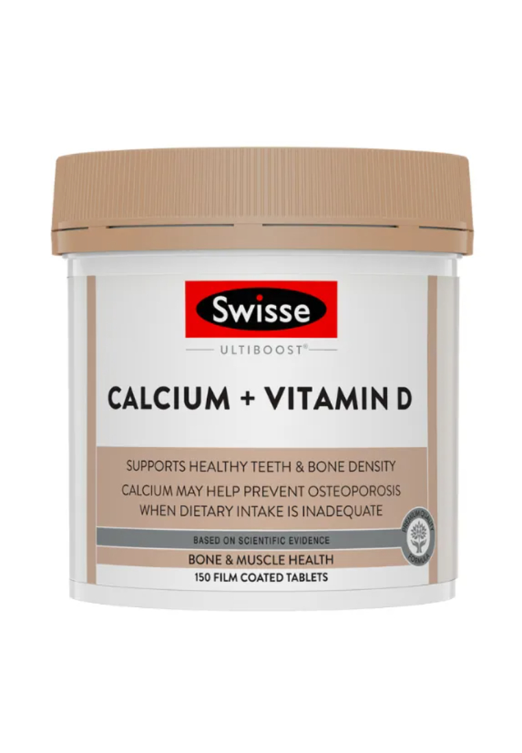 SWISSE SWISSE -Ultiboost Calcium + Vitamin D 150Tablets