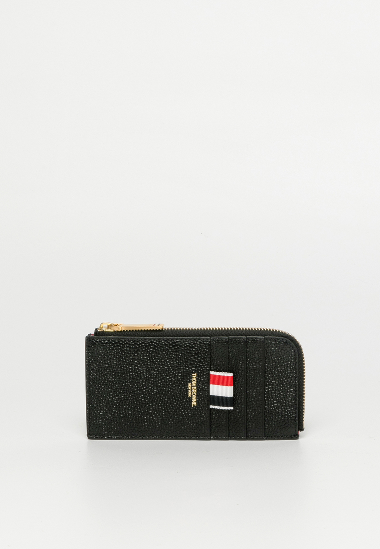 Thom Browne Thom Browne Grain Calfskin Leather Card Holder/coin Purse