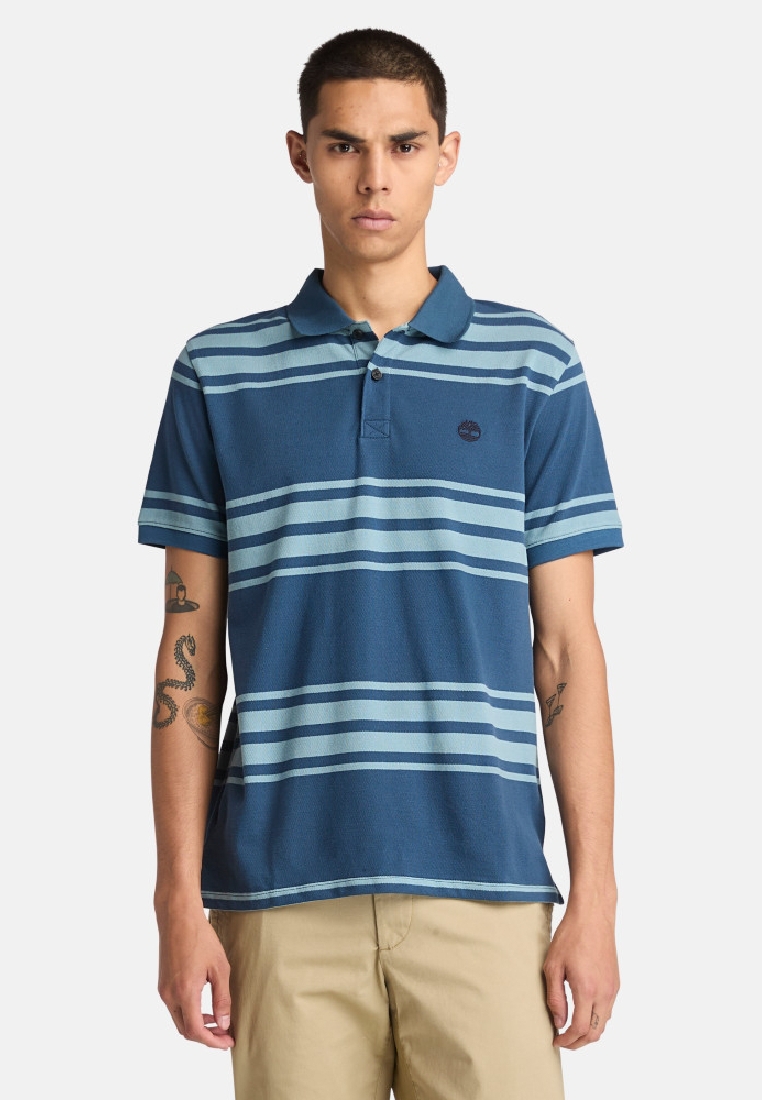 Timberland Men's Striped Short-Sleeve Polo
