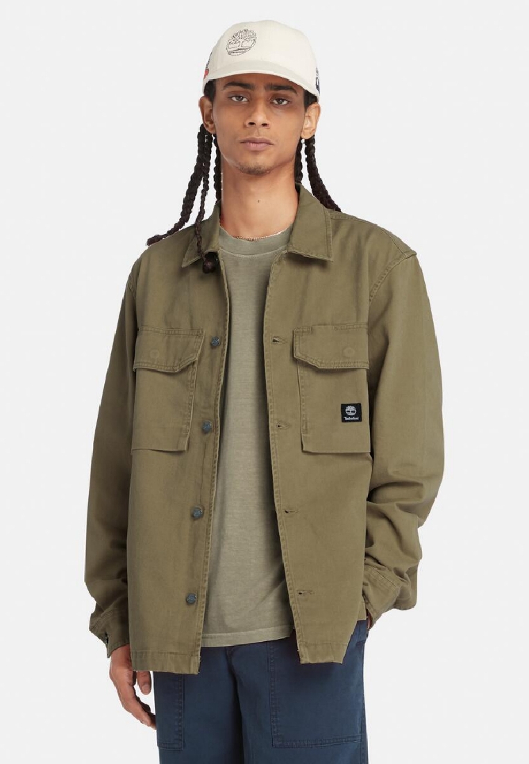 Timberland Men's Washed Heavy Twill Overshirt