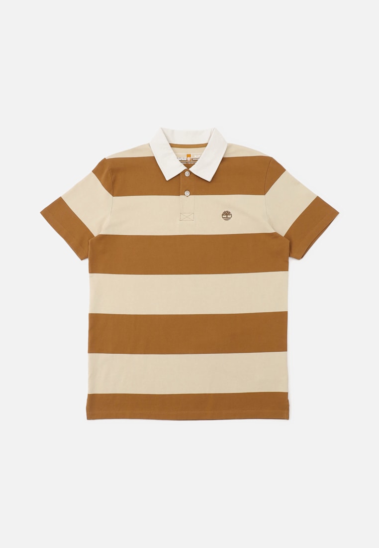 Timberland Men's Rugby Striped Short-Sleeve Polo