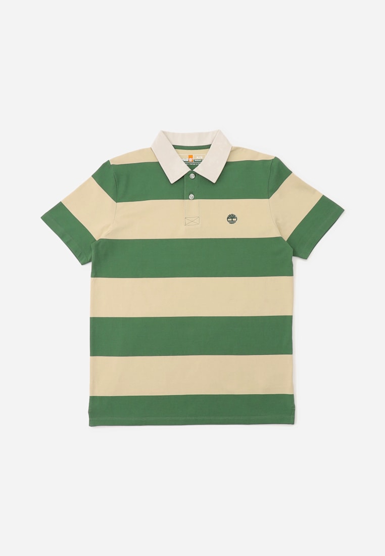 Timberland Men's Rugby Striped Short-Sleeve Polo
