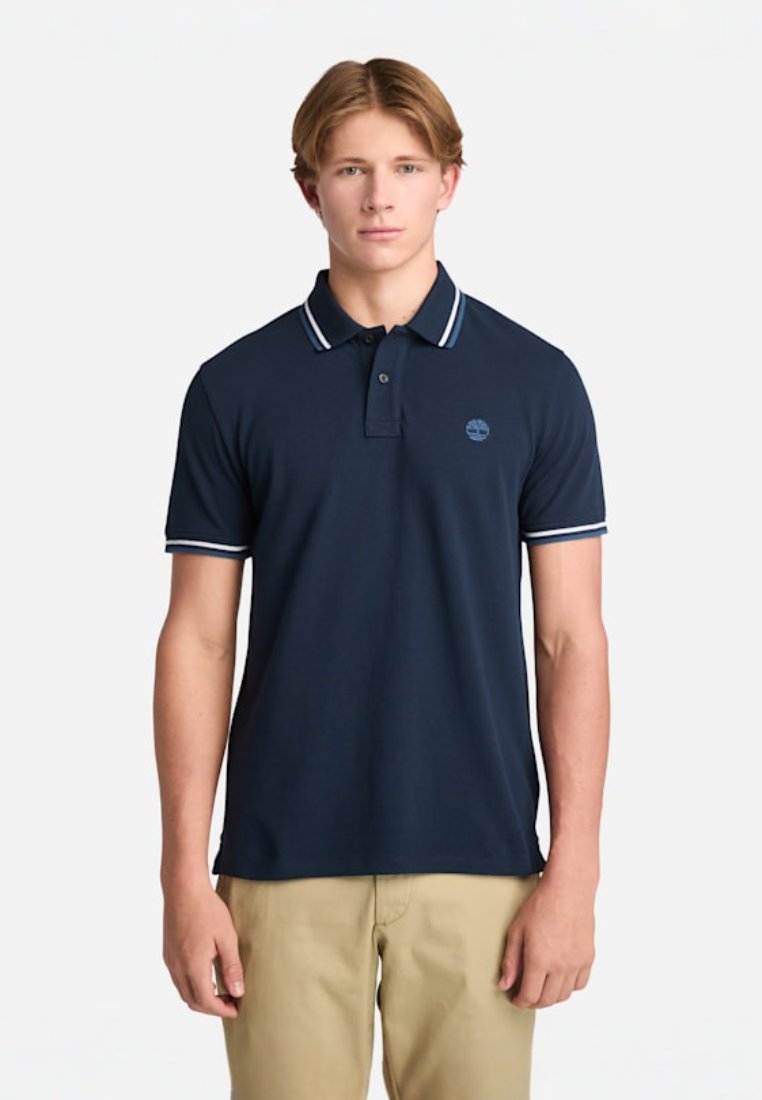 Timberland Men's Oyster River Tipped Short-Sleeve Polo