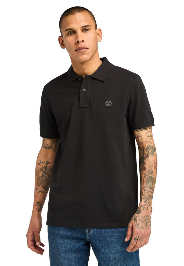 Timberland Men's Millers River Tipped Pique Short Sleeve Polo