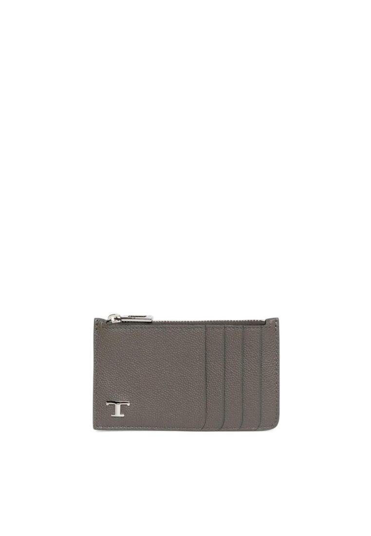 Tod's Calfskin Leather Card Holder/coin Purse