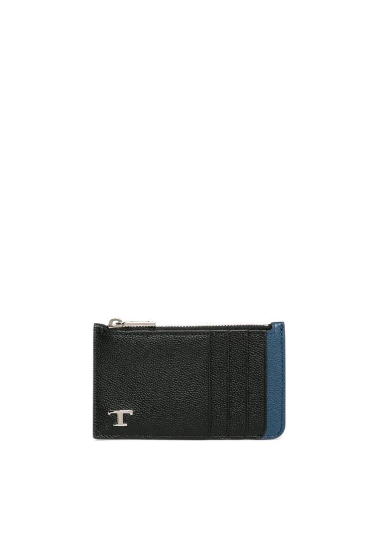Tod's Calfskin Leather Card Holder/coin Purse