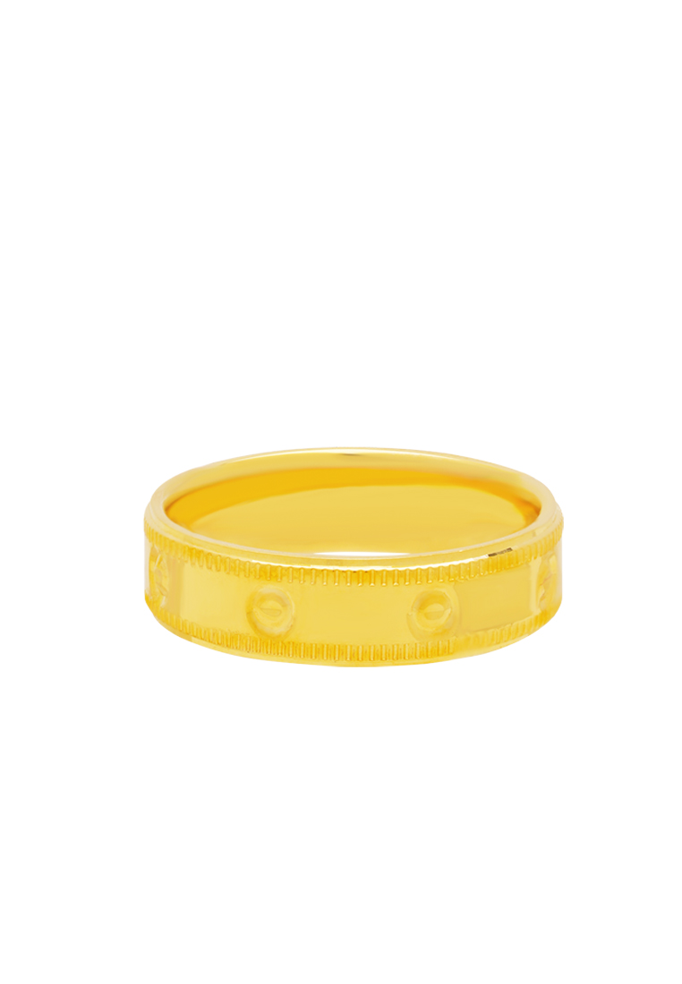 TOMEI TOMEI Lucid Fit Ring, Yellow Gold 916