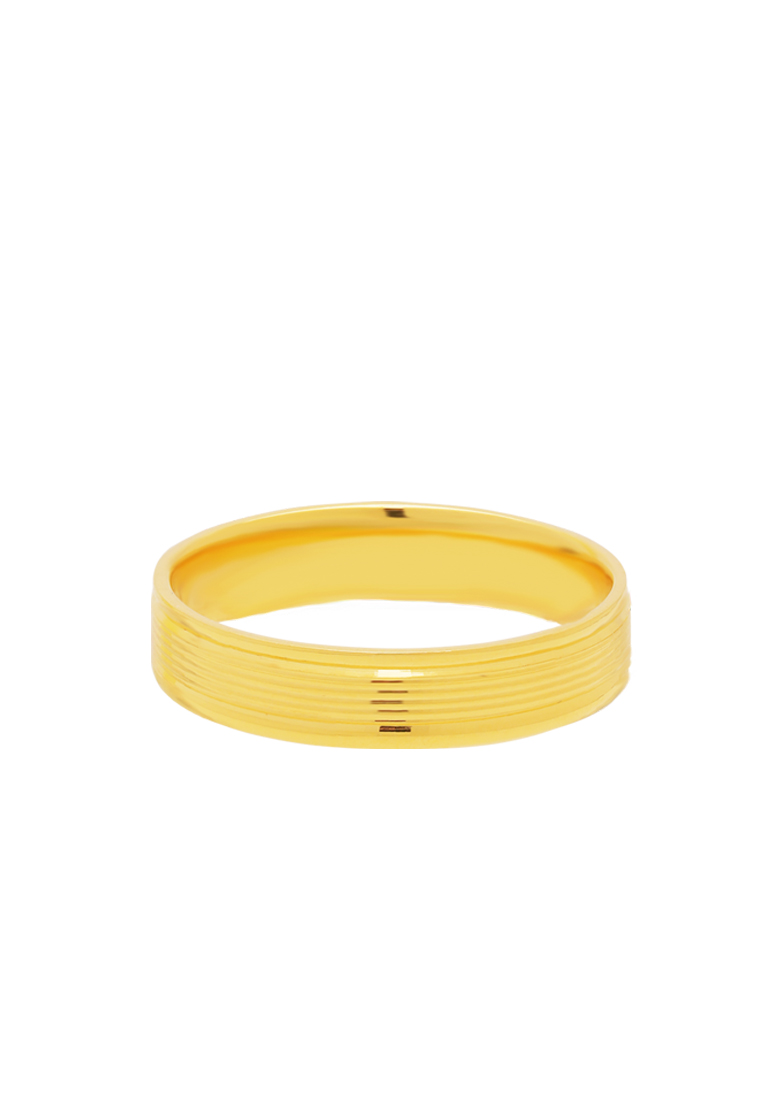 TOMEI TOMEI Solace Fit Ring, Yellow Gold 916