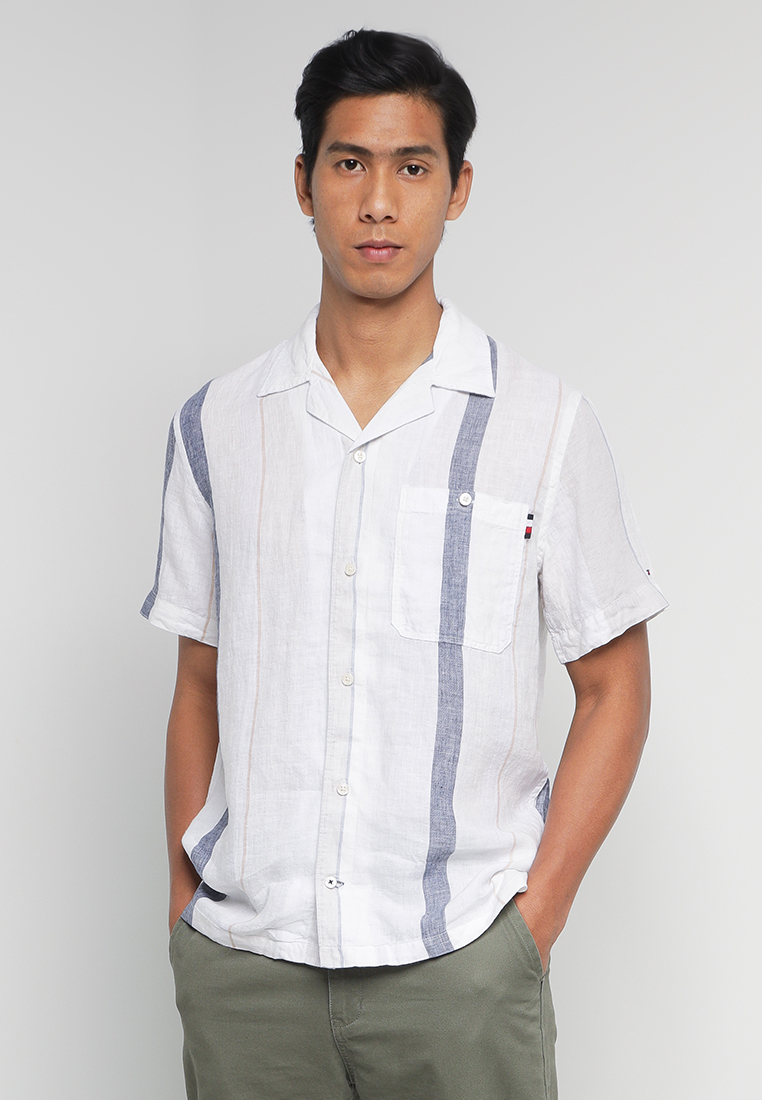 tommy hilfiger short sleeve shirt mens