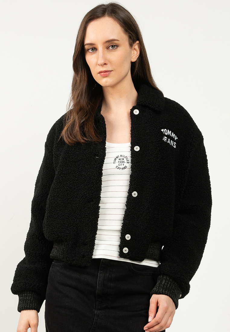 Tommy Hilfiger Teddy Varsity Bomber Jacket - Tommy Jeans