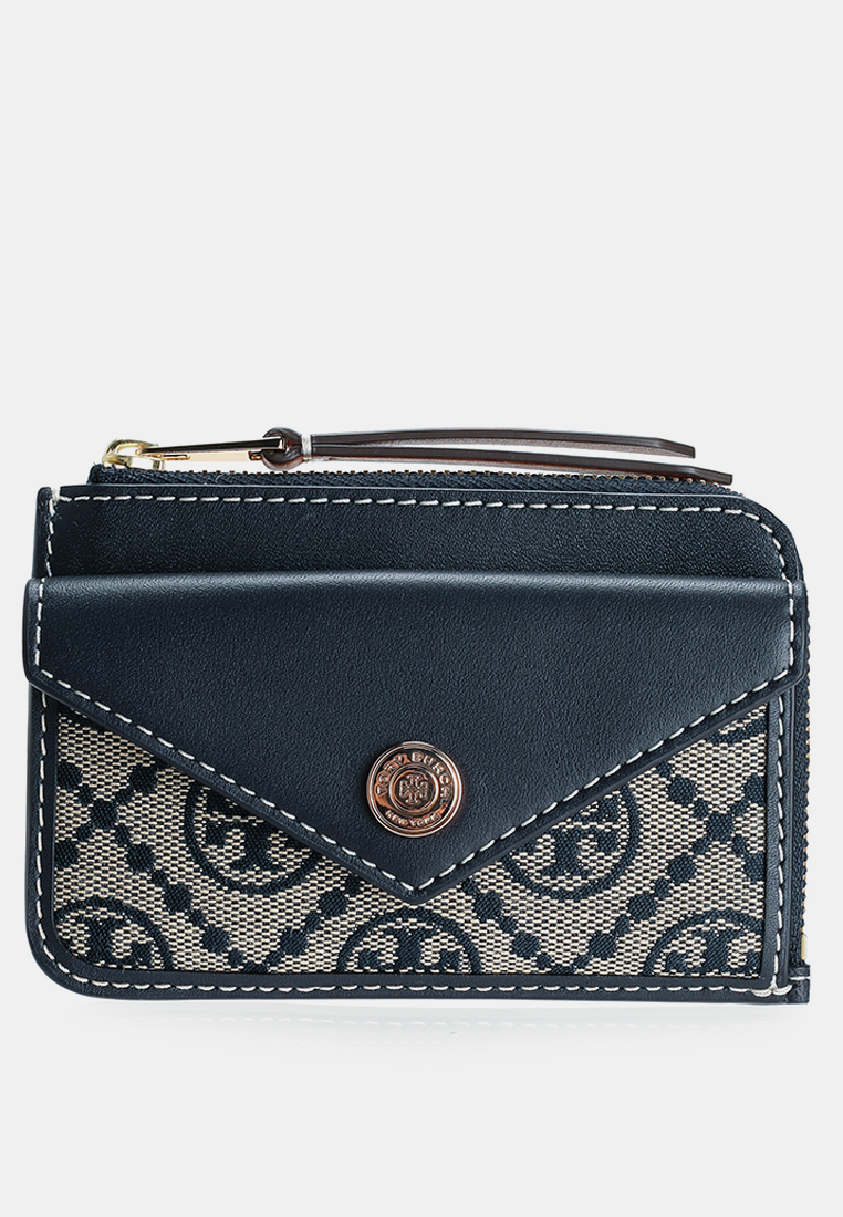 Tory Burch T Monogram Zip Card Case