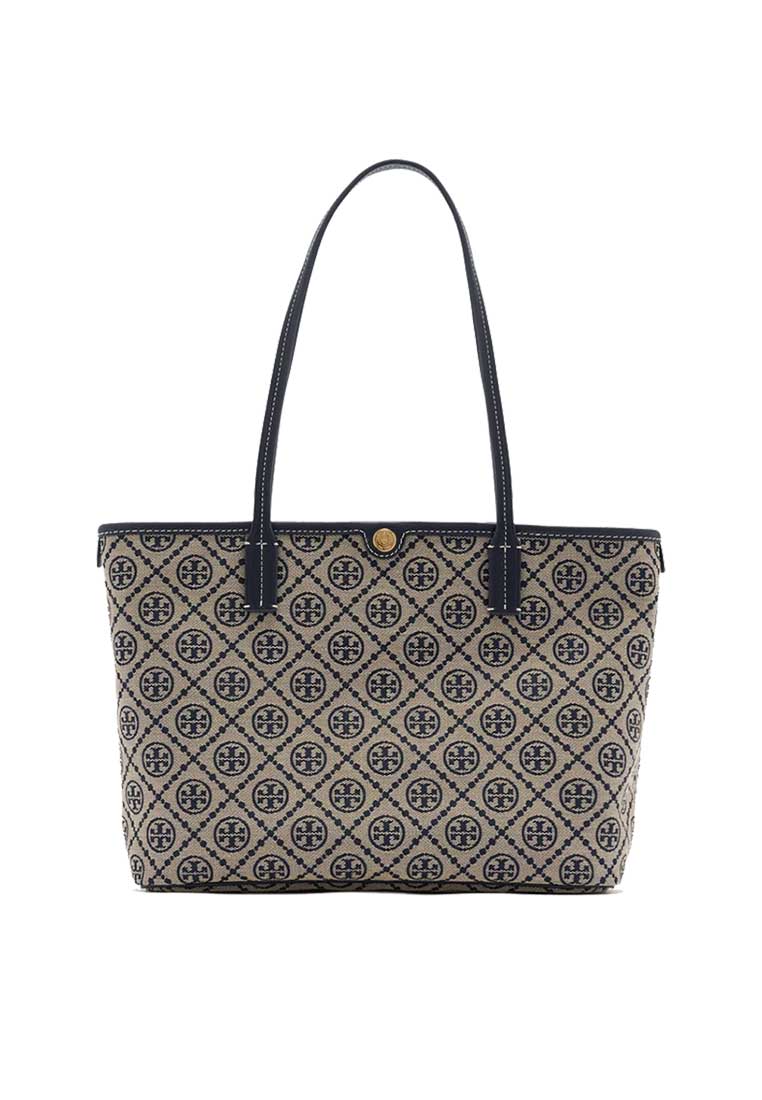 TORY BURCH T Monogram Small Zip Tote Tory Navy 184933