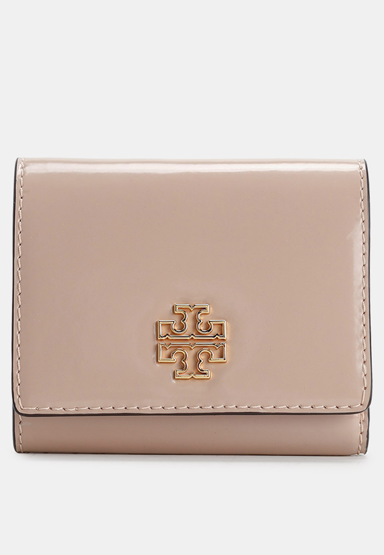 Tory Burch Britten Patent Compact Wallet
