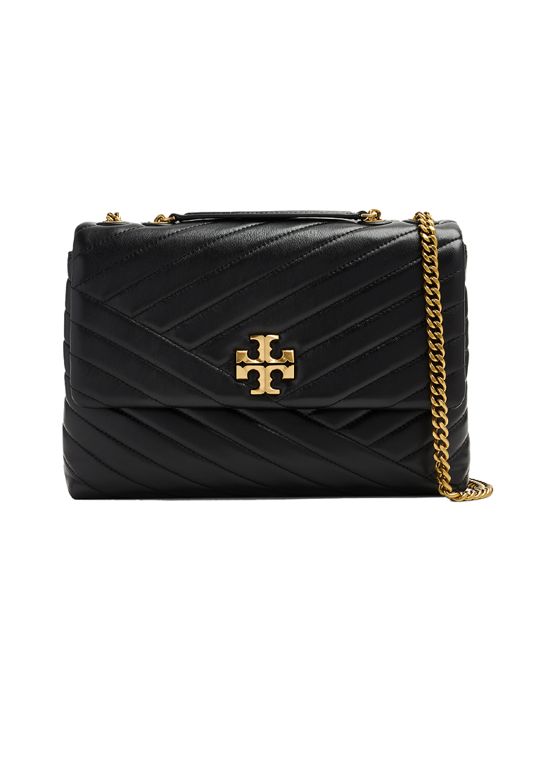 Tory Burch Kira Chevron Convertible Shoulder Bag Black 90446