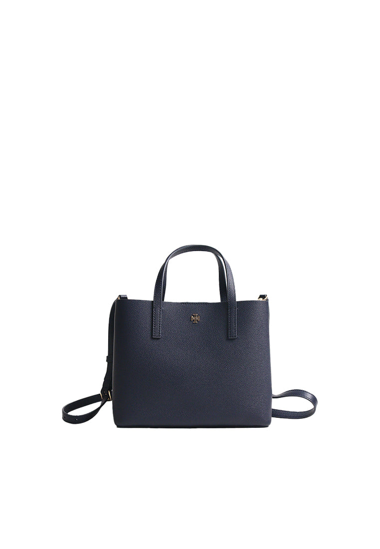 Tory Burch Tory Burch Blake Small Tote Bag In Tory Navy Almond Flour 170470
