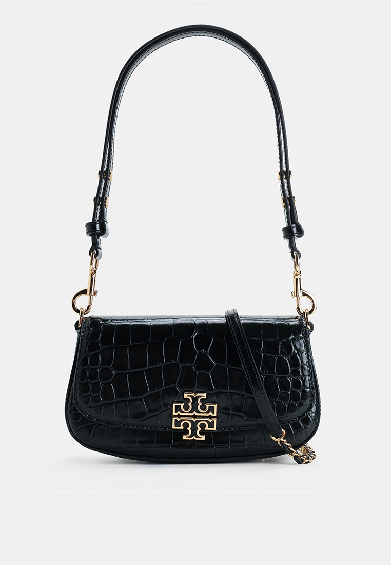 Tory Burch Britten Embossed Convertible Crossbody Bag